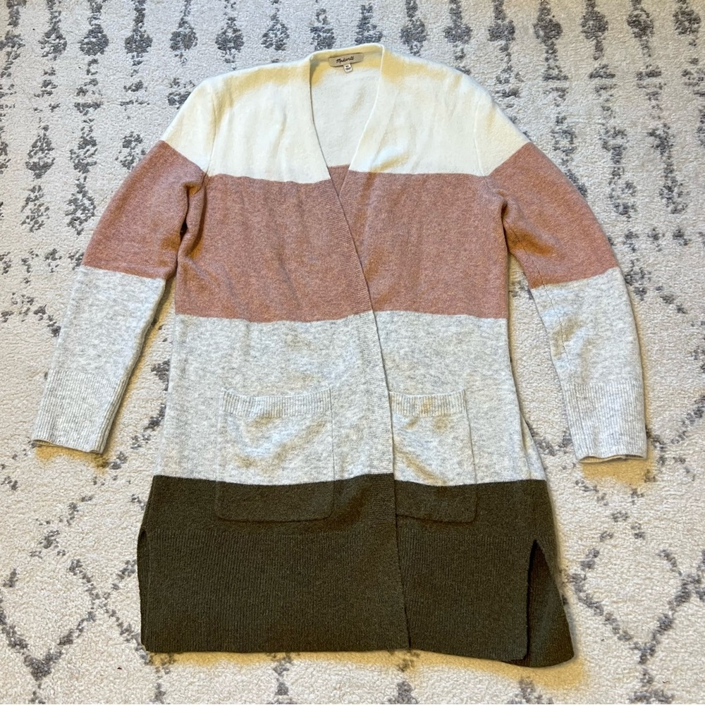 Madewell Striped Cardigan